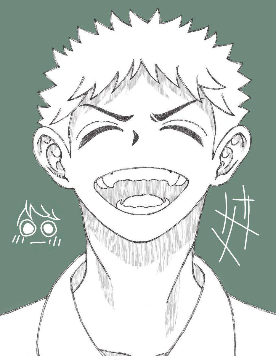shin_oiiwa's tweet image. nobody:
me (dont have own style and believe in iwa-chan supremacy, end up with drawing him in many ways):
#iwaizumi #岩泉一