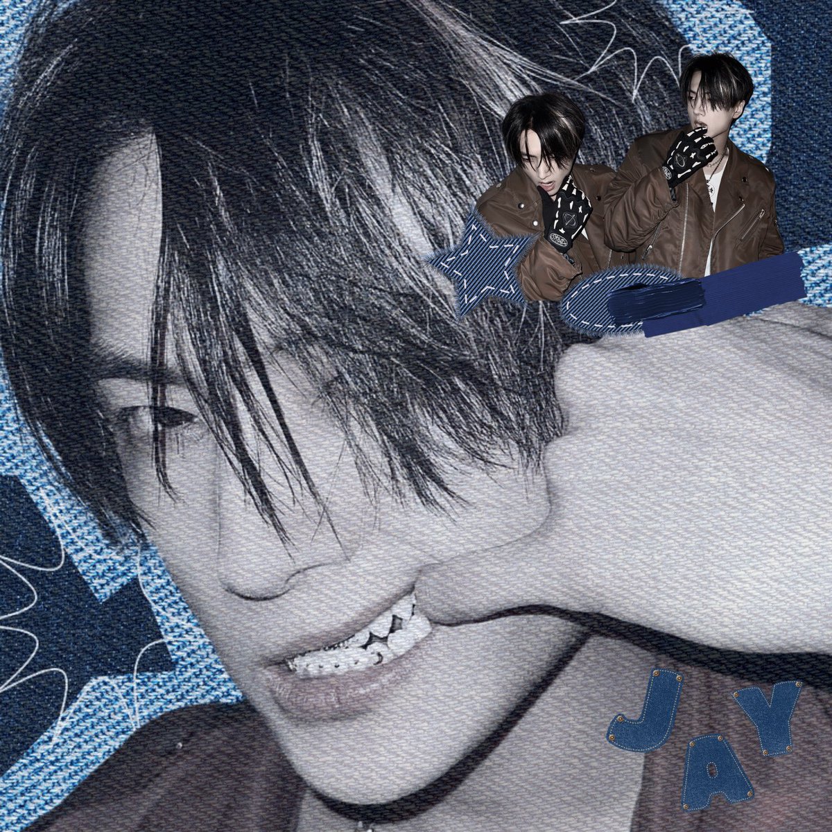 jonqseonga's tweet photo. In blue, but not feeling blue. The spirit so high that I chase no silence, but a spark—Friends, laughers, or more. If this pass by your timeline, would you like to take the offer from this Park Jay? https://t.co/0qs0bMtJso