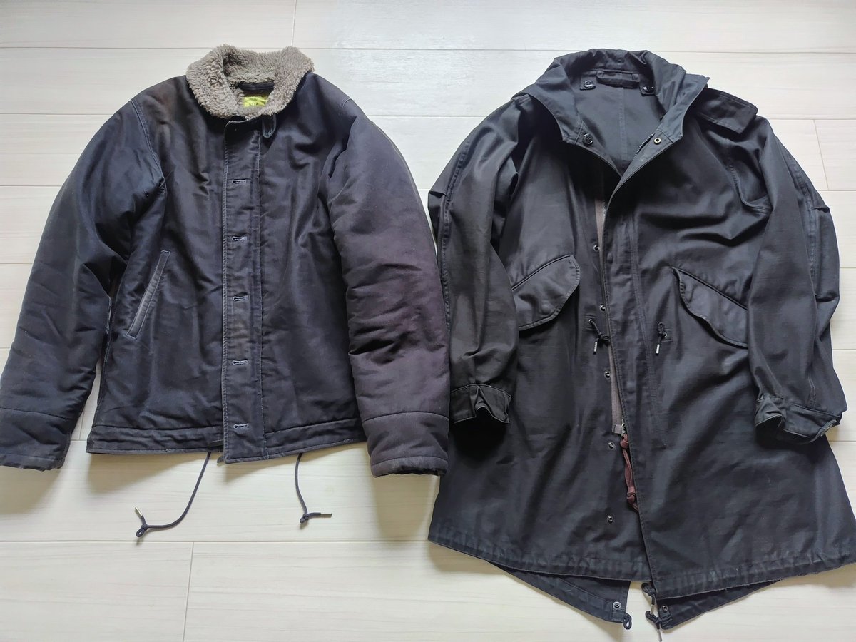hirosw20's tweet photo. 手持ちのバズリクソンズたち。
一度好きになると同じブランドばかりを買い続ける悪い癖。
レッドウィングしかりアイアンハートしかり。
A-2、G-1、L-2、L-2A、L-2B、B-10、N-1、M-51(ウイギブ)
#バズリクソンズ https://t.co/l2g3n9JIL1