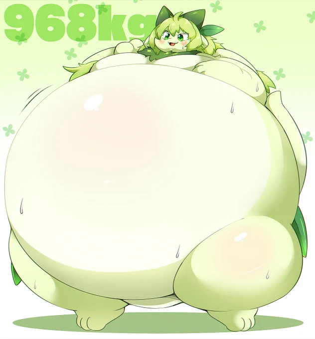 968kgだった時のクロバちゃん・・・