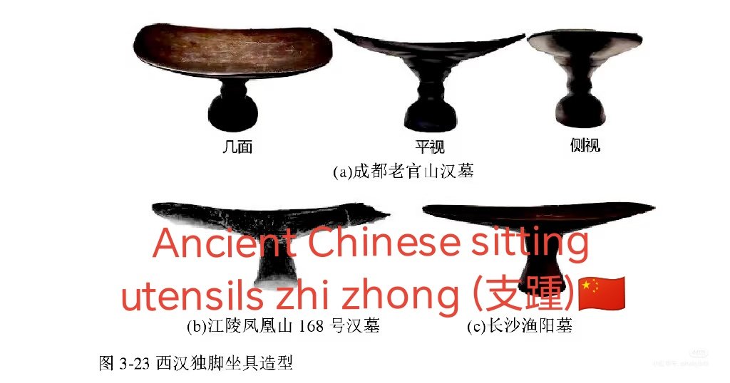 The zhizhong (支踵) is an ancient Chinese seating device.🇨🇳
Stop cultural appropriation! Stop the shameless cultural theft!
#cultureappropriation #文化挪用