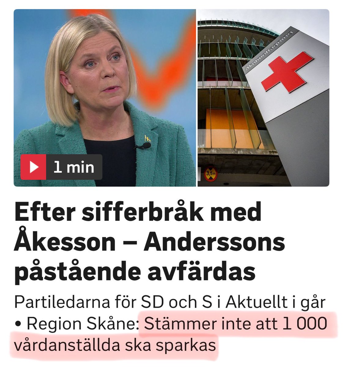 RichardHerrey's tweet photo. Det är alltså oppositionens statsministerkandidat som så vårdslöst slänger ur sig falska påståenden för att skrämma människor. 
Otroligt oansvarigt, och brist på ledarskap, att skapa oro med rena osanningar. https://t.co/7bhyNwsKIV