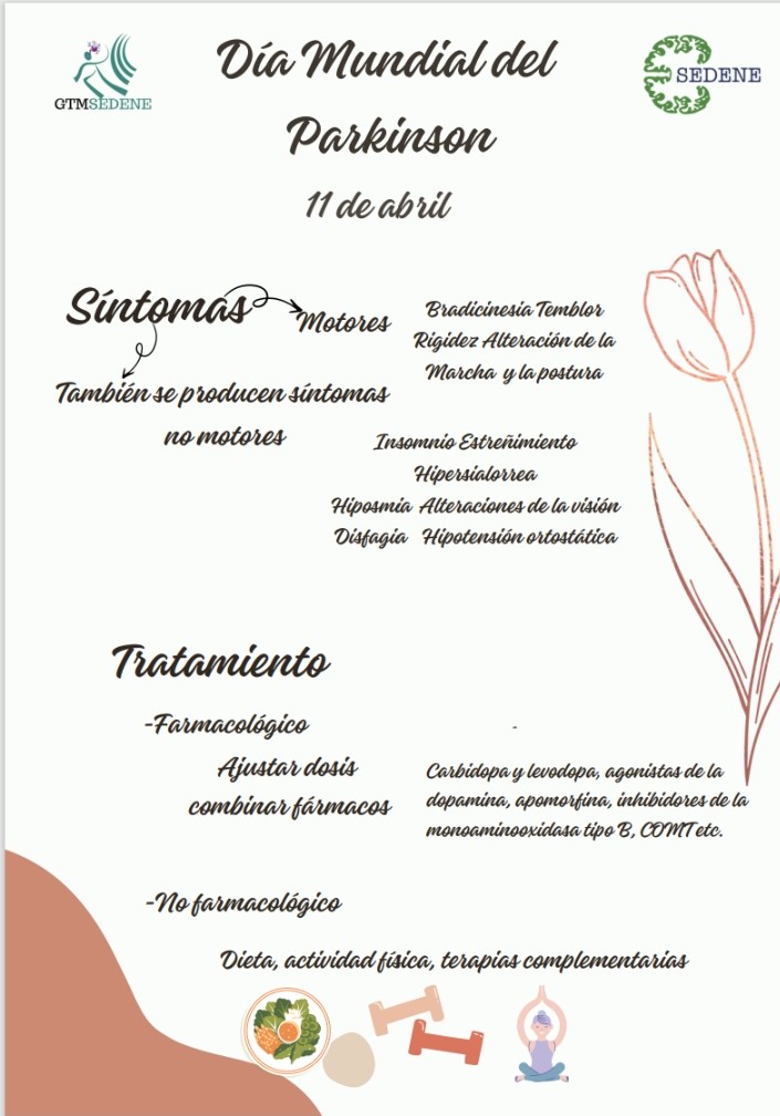 sedenered's tweet photo. 👉11 de abril - Día Mundial del Parkinson
▶️Desde el Grupo de Trastornos del Movimiento de @sedenered #GTMSEDENE 
▶️Queremos poner en valor la labor esencial de las enfermeras/os de Parkinson en el manejo de las fluctuaciones motoras
📍Abro hilo 👇
#neured
#DiaMundialParkinson https://t.co/AttK5LMuQj