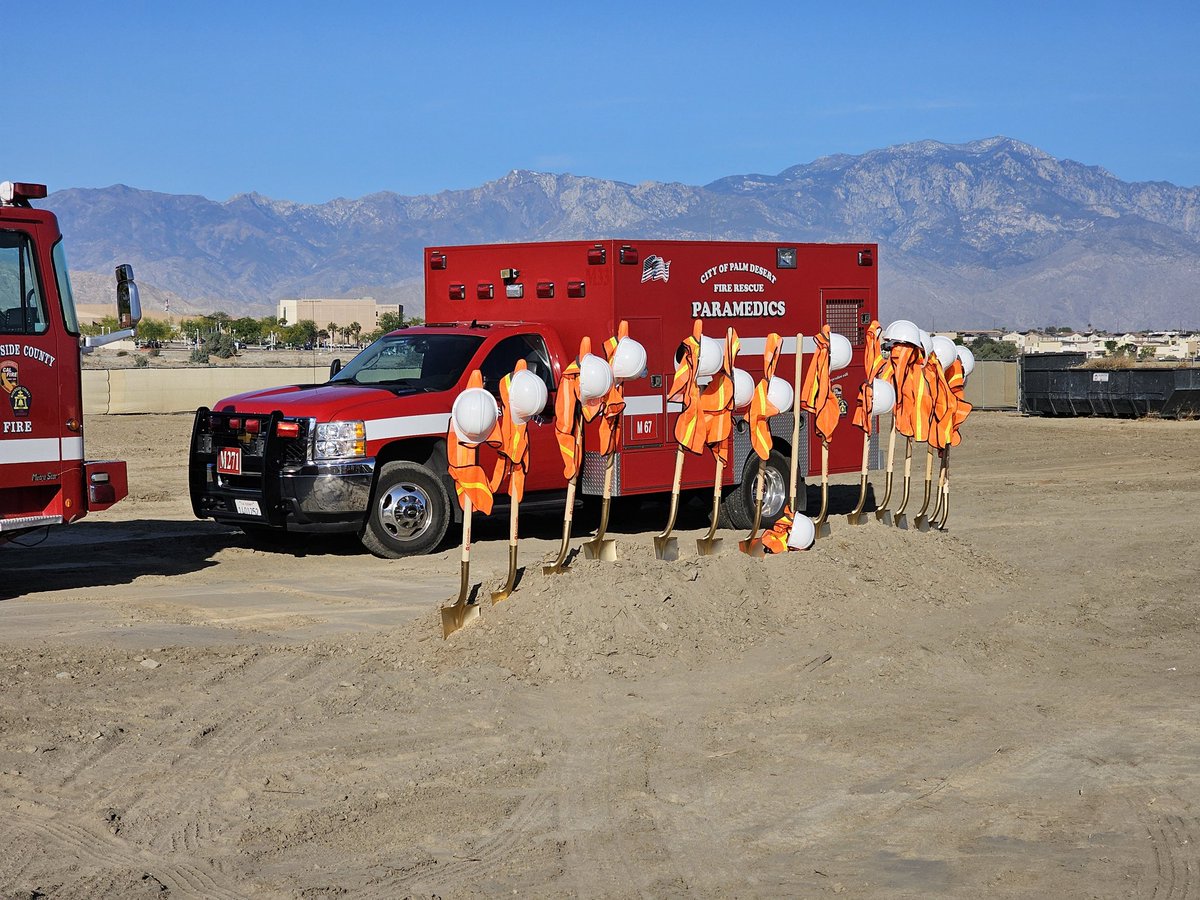 guttierez_john's tweet image. #GreatVibes: Great things happening in Palm Desert. I joined my partners in #CalFire for the groundbreaking of a new fire station (Station 102), which will service our campus &amp;amp; community for years to come. Public, private, partnerships at work!