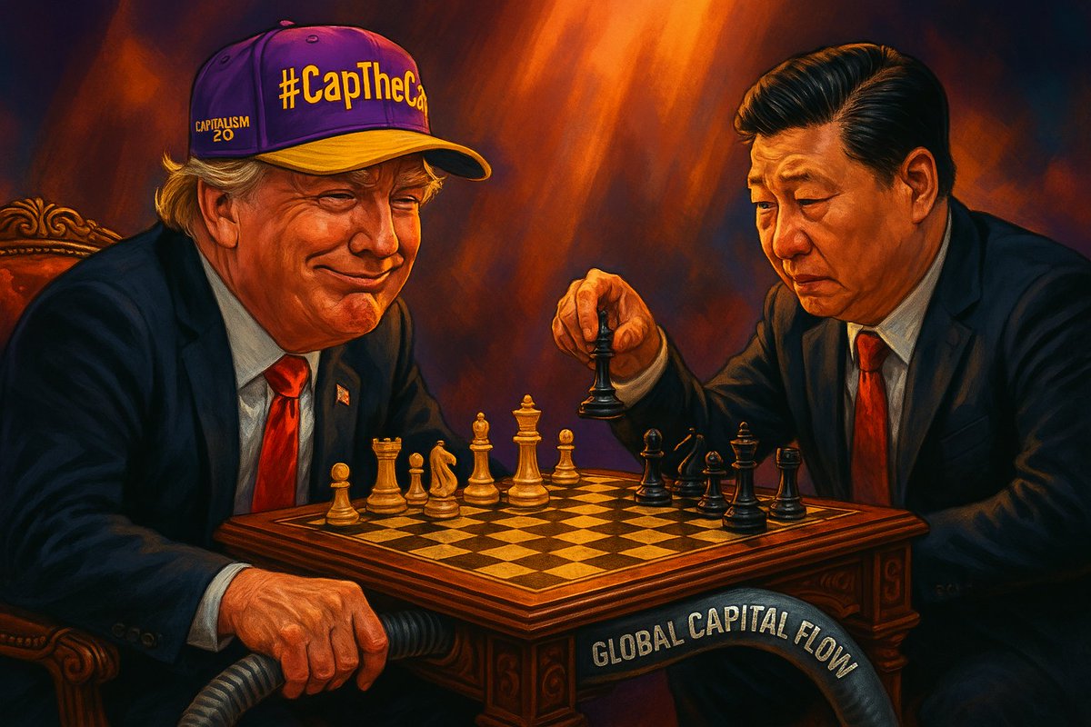 PatrickHarrisSr's tweet photo. ๐จ Trump went to economic war with tariffs.
But if you believe in The Art of the Deal, thereโs a smarter play.
#CapTheCap builds a global economic Bloc so strong, China will have to negotiate on our terms.
This might be the biggest deal in history.
โ https://t.co/RKLsDpL5nh
#CCB #Capitalism2point0 #Tariffs #Trump #Strategy