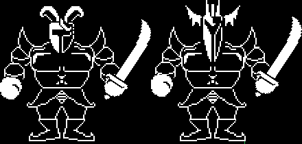 Cuneyt_S_Sevi's tweet photo. In Hotland, which is based on Dave Strider's planet LOHAC, Frisk encounters two male knights in love. This is to subtly indicate to the player that Toby Fox is a DaveKat shipper https://t.co/dYEluJFSsG