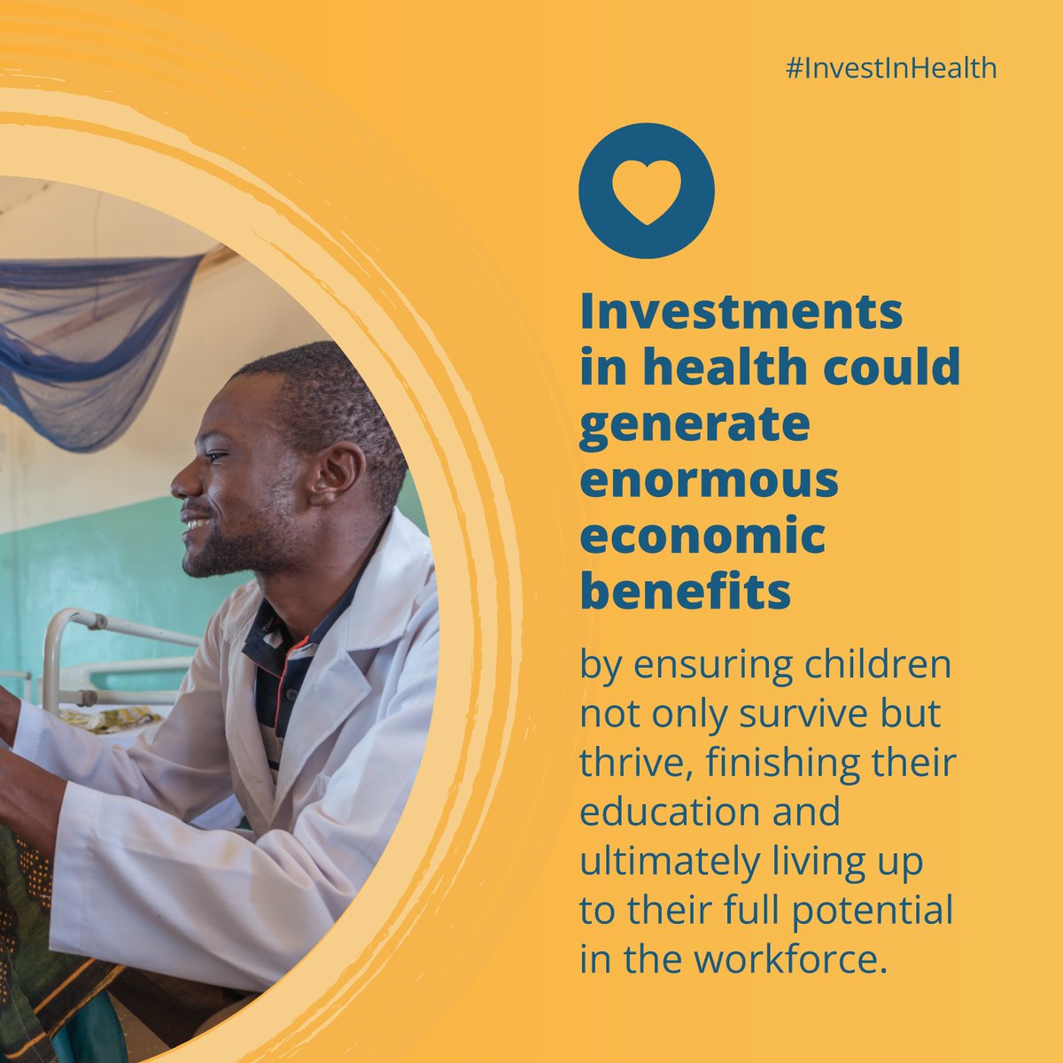 Good health is at the heart of productivity, human potential, and overall development.

Discover how investing in health systems can drive economic growth and job creation. #InvestInHealth wrld.bg/Obui50VxQ3V