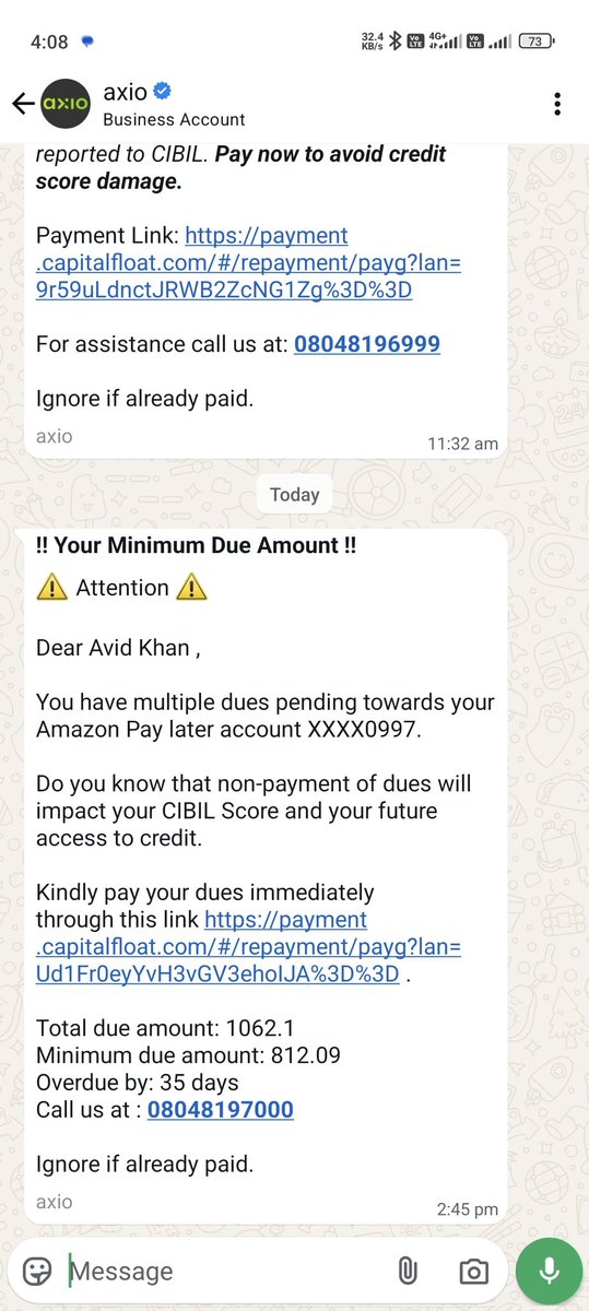 SaiTheCeo's tweet photo. @add_axio A link was sent from Axio regarding payment and payment was made following it but the payment was not updated in our personal account. When I checked the account again, Axio I immediately complained to axio customer care that the payment link I received was not related https://t.co/zh7ane0BoF
