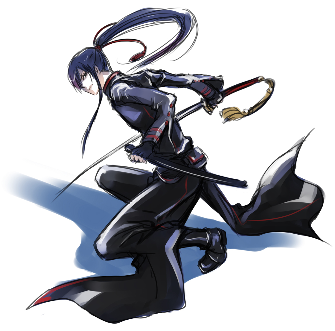 「#無言で騎士や侍や剣士のイラストを貼る見た人も貼る 」|うおぬまゆうのイラスト