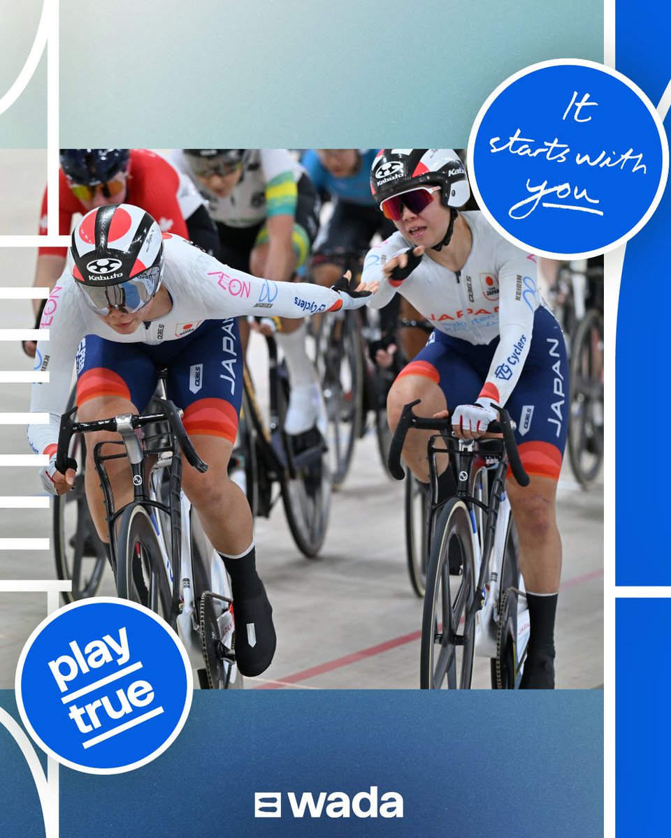 2025年4月11日は #PlayTrueDay 🌏

JADAでは4月を「PLAY TRUE月間」として #PlayTrue に写真で賛同してくださる競技団体をご紹介🍀

Play True – それはあなたから始まる🚴

2025 UCI トラック ネイションズカップ 女子マディソン
#垣田真穂
#池田瑞紀
<a href="/maaaaaaho1214/">垣田真穂</a>
<a href="/mizuki__ikeda_/">池田 瑞紀</a>
<a href="/JCF_cycling/">JapanCyclingFederation -日本自転車競技連盟</a>