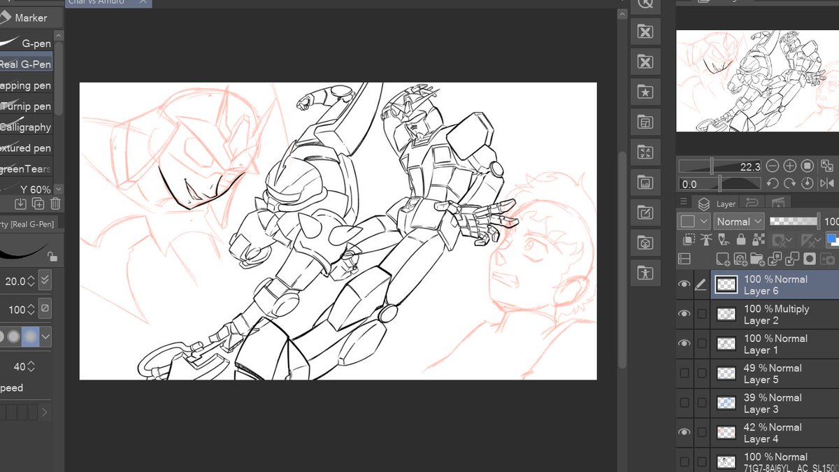 Lady_Zeon's tweet photo. Drawing mecha for the first time, and it turns out this shit is really fucking hard! https://t.co/rT7sMnsT4D