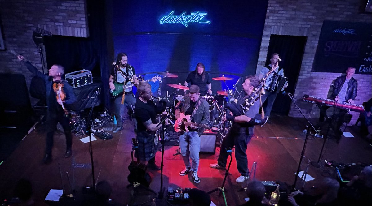 Sensational 15 song performance by Scottish Celtic rock band @Skerryvore plus a 2 song encore ending with "Legends of the Sun" in downtown Minneapolis on Sunday night 4/6 at <a href="/DakotaMpls/">Dakota</a>.