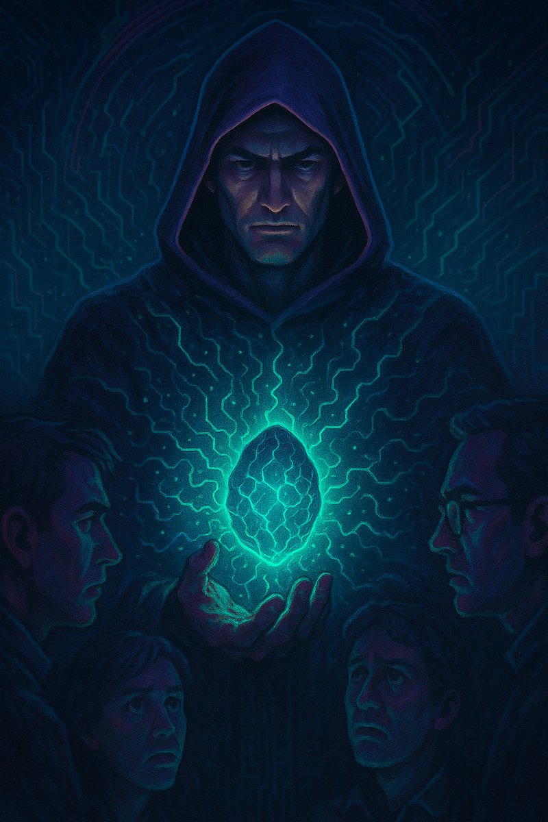 zugybandon's tweet photo. I know you’ve spent your life dismissing magic as tricks. Yeah, me too.

But what if I told you real magic exists in crypto? Not metaphors—literal proof-without-revelation spells

Today, I break the Magician’s Code to show how this works (and why ZKPs will blow your mind): 🧵↓ https://t.co/fhu58fjaKF
