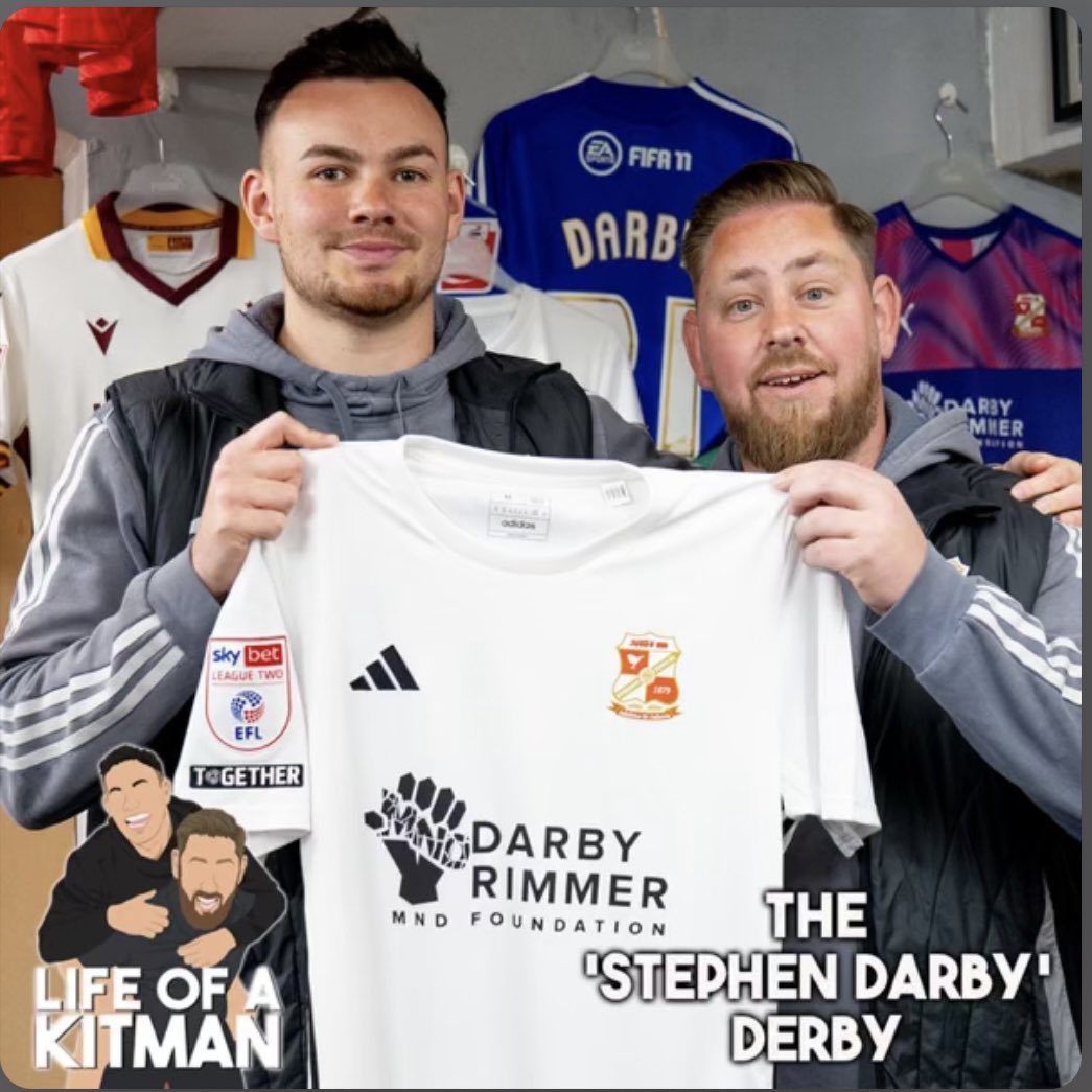 🎙️The “Stephen Darby” Derby🎙️

🏟️ That night at Charlton!
⚪️ Our new Charity Kit!
🤷🏻‍♂️ “Obviously….”
🦠 Some back ground on MND!

And much more…

linktr.ee/lifeofakitman

Available on all podcast platforms right now and from 8am on YouTube!!