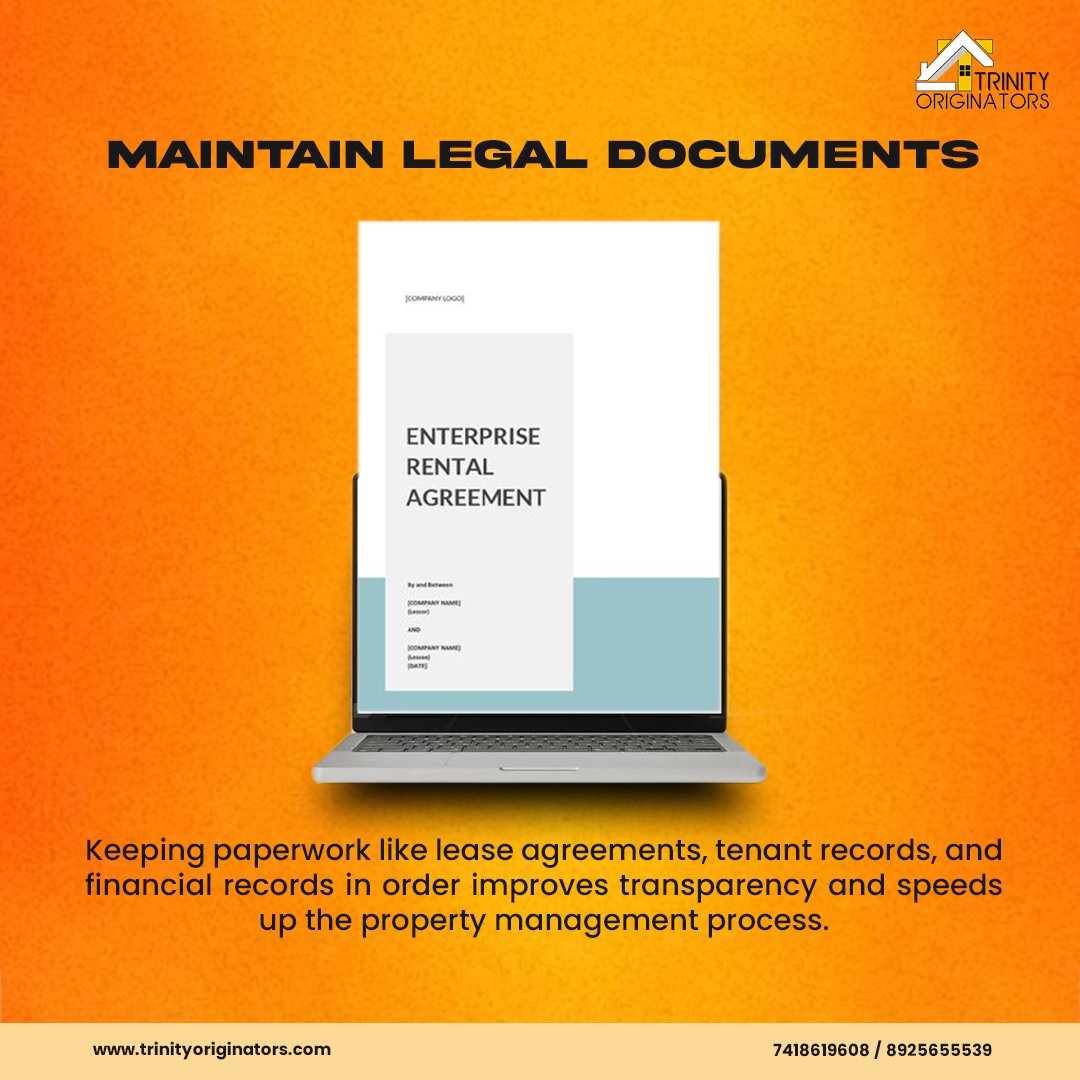 trinityorg21's tweet photo. How Important is maintaining Legal Documents
Website:
https://t.co/jeEVX4N44D
Cell: 8925655539
- #rentalmanagement
- #propertymanagement
- #onlinerentagreement
#chennaipropertymanagement #chennai #realestate https://t.co/1gf19mq8NE