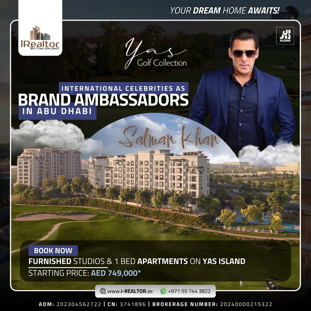 irealtorre's tweet photo. Connect with our experts and Unlock your Dream Home!
#SalmanKhan #AbuDhabi #YASIsland #BeachfrontLiving #LuxuryApartments #LuxuryProperties #QualityLiving #InvestInProperty #UAEGoldenVisa #InvestinAbuDhabi #LuxuryLiving #iRealtorRealEstate #GlobalInvestors #IslandLiving #Property https://t.co/AcF4QlPJdr