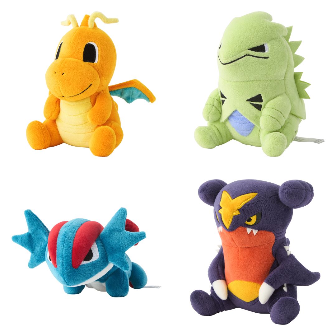 Pokémon Center - Dragonite, Tyranitar, Salamence \u0026 Garchomp are now in the  Pokémon Dolls Collection ✨ Coming Soon! #Pokemon #PokemonCenter, image size:1080x1080