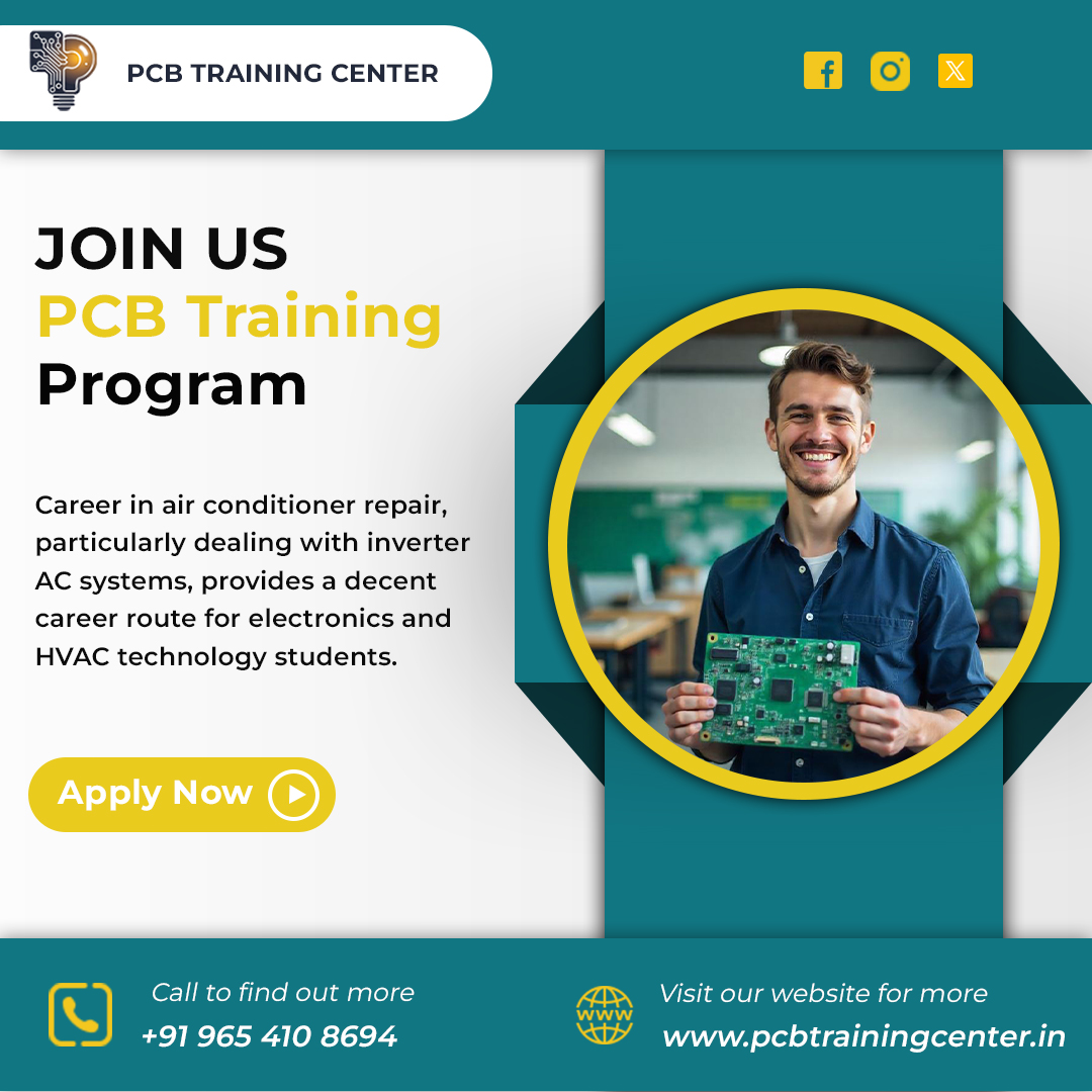 PcbTrainingGuru's tweet photo. Top-Rated PCB Training for Engineers, Technicians &amp; Curious Learners in Electronics 
#pcbtrainingcenter #technicaleducation #technology #engineering #students #Interested #training #technician #opportunity #courses
Website : https://t.co/x0aT8Y2haG
Get Quarry : (+91) 9654108694 https://t.co/jPCtwW9auZ