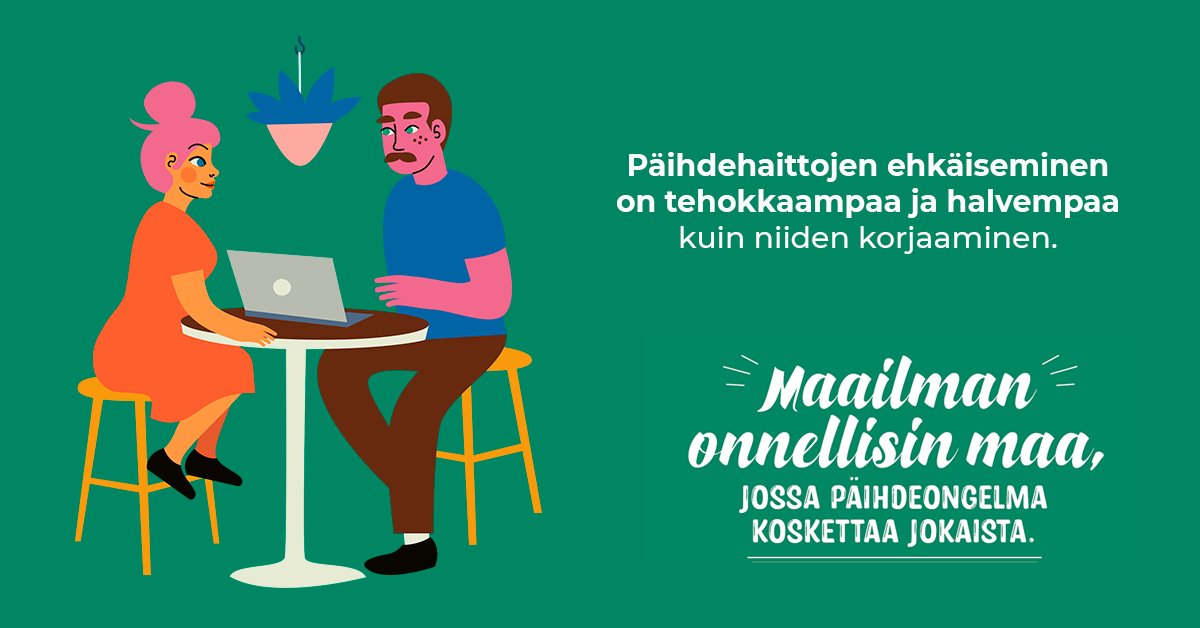 Suomalaisten terveyteen ja hyvinvointiin liittyviä kysymyksiä ratkaistaan alue- ja kuntavaaleissa 13. huhtikuuta. Vaikuta ja äänestä - ehkäisevän päihdetyön ja ihmisten hyvinvoinnin kysymyksiä ratkovat tulevat kunta- ja aluepäättäjät!

#hyvinvointivaalit #vaalit2025