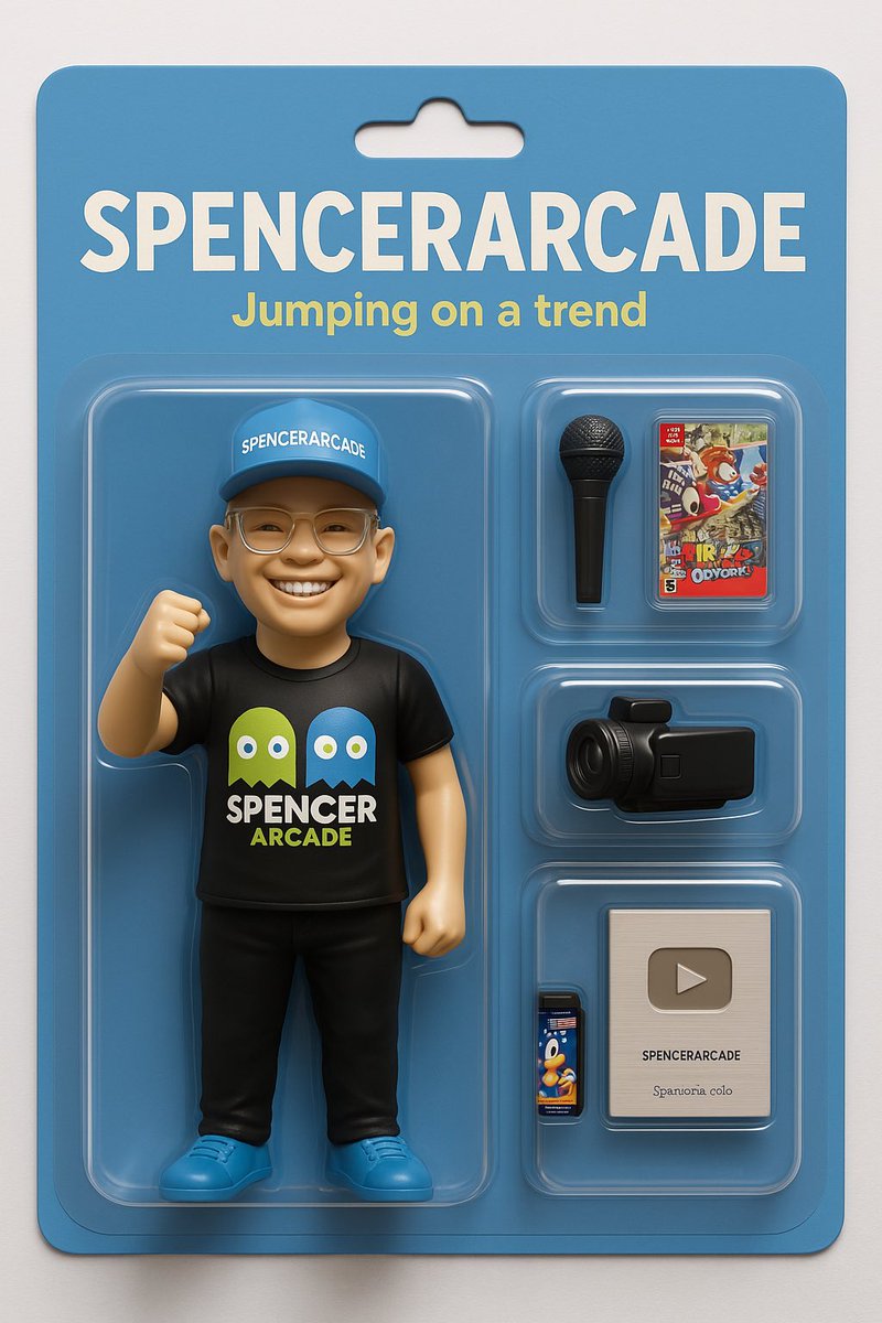 SpencerArcade's tweet photo. Let’s Go! 📦🧍‍♀️⭐

#ChatGPT #Barbiecore #Boxdolltrend #boxdoll #Toyactionfigure #trend #AI #Barbiebox #challenge #barbieboxchallenge https://t.co/epHceGTNuW