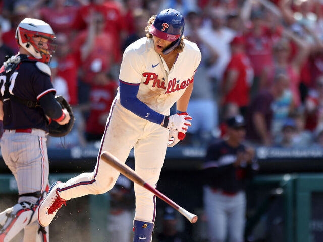 PhilsTailgate's tweet photo. The Phillies went 4-for-27 (.148) with Runners in Scoring Position and left 29 Runners on Base during the Braves series. https://t.co/uMRAicfPjh