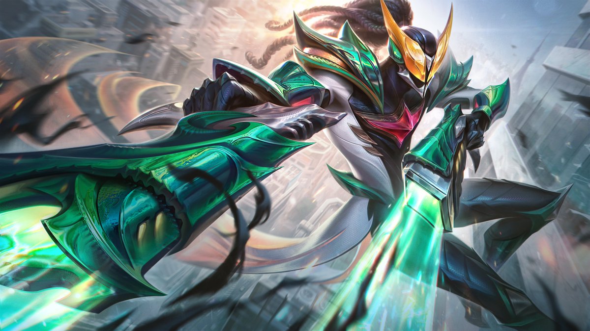 ChaceChen_'s tweet photo. I had the pleasure of creating this "Masked Justice Lucian" splash art for League of Legends. Thanks to Pandart Studio &amp; Riot Games for their valuable feedback😘For more details, please check my AS:https://t.co/DxbiGqW11J
#LeagueOfLegends #illustrations #splashart https://t.co/PMaAVh3UeV