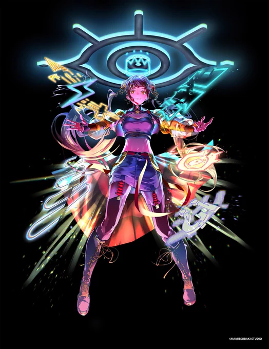 春猿火さんのオリジナルMV「Deep Invite」MVイラストを担当いたしました。楽曲も映像も神です。ぜひ!春猿火DeepInvite 