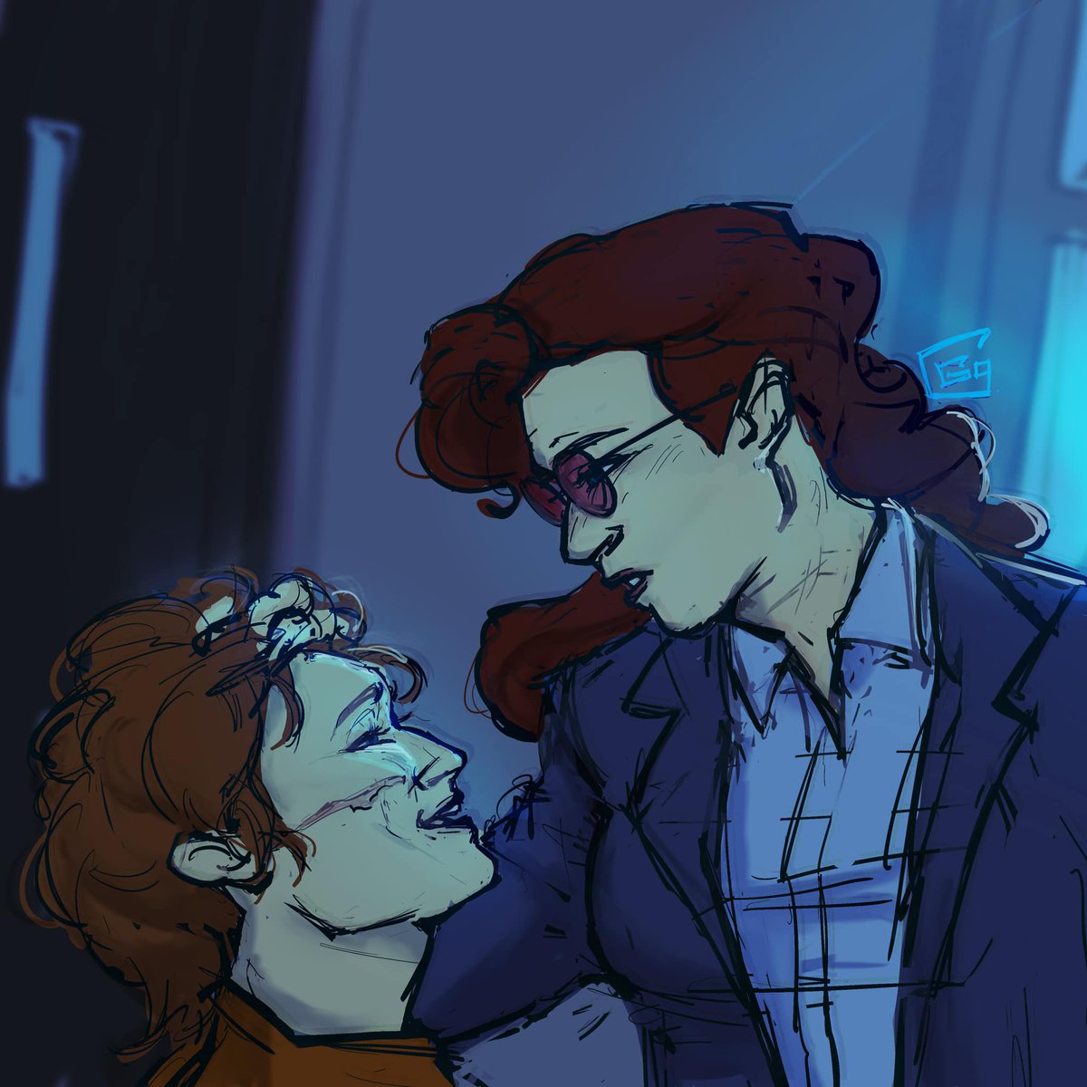 Gothprincessboy's tweet image. Cough cough 😁. #mattdex #DaredevilBornAgain #MattMurdock #Bullseye #dbba #Daredevilfanart #fanart