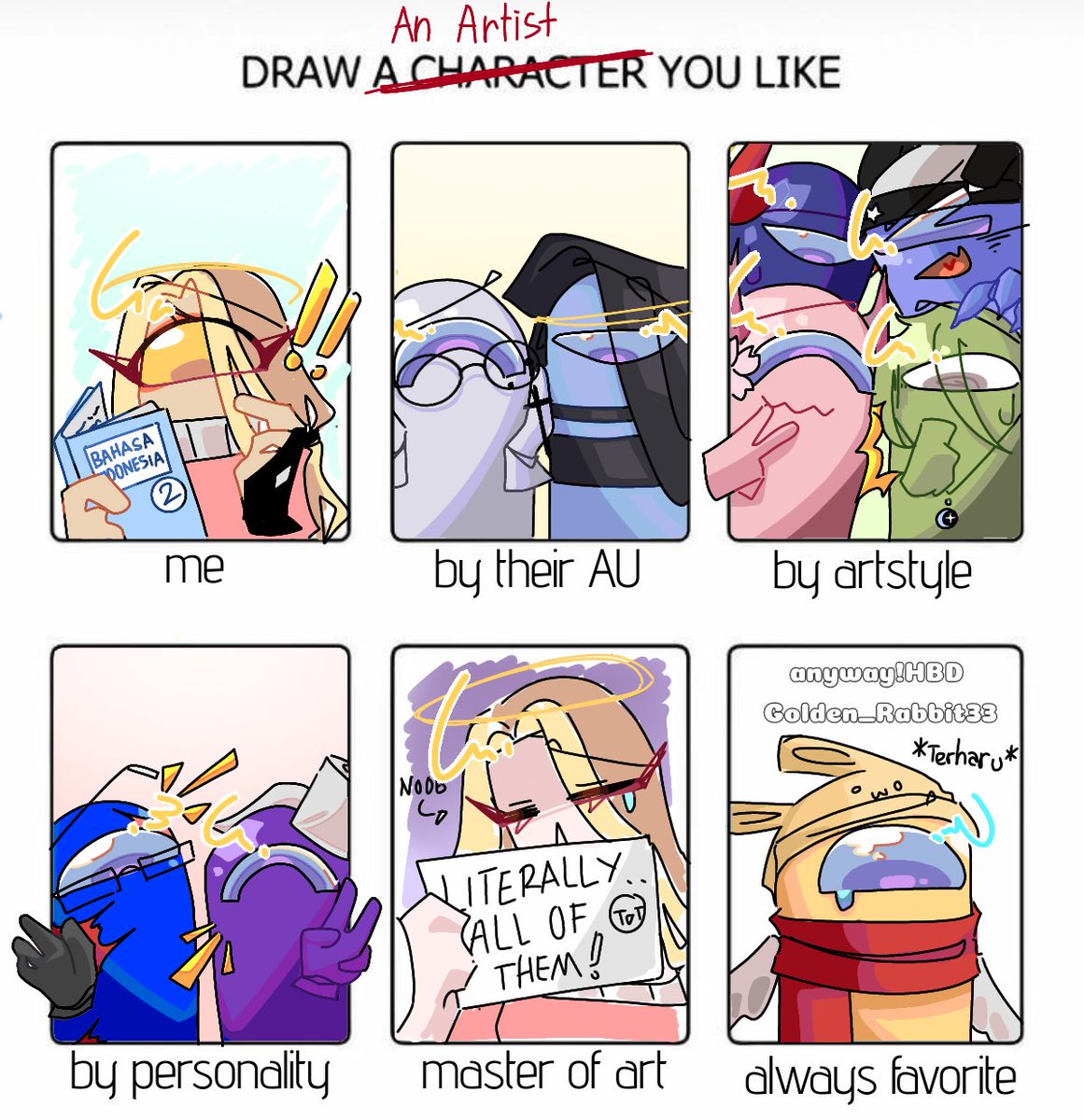 Ethereal_VN's tweet photo. Doing this XD

· — Tag Zone — ·
@Golden_Rabbit33
@Orphy_
@59487Endermeow
@Ran_chanik
@VickWasHereYee
@hydilias
@im_alice84 
@ Clarke77 (on YT).

· — Hastag Zones — ·
#amongusoc #amongusart https://t.co/jX9BVjDSTs
