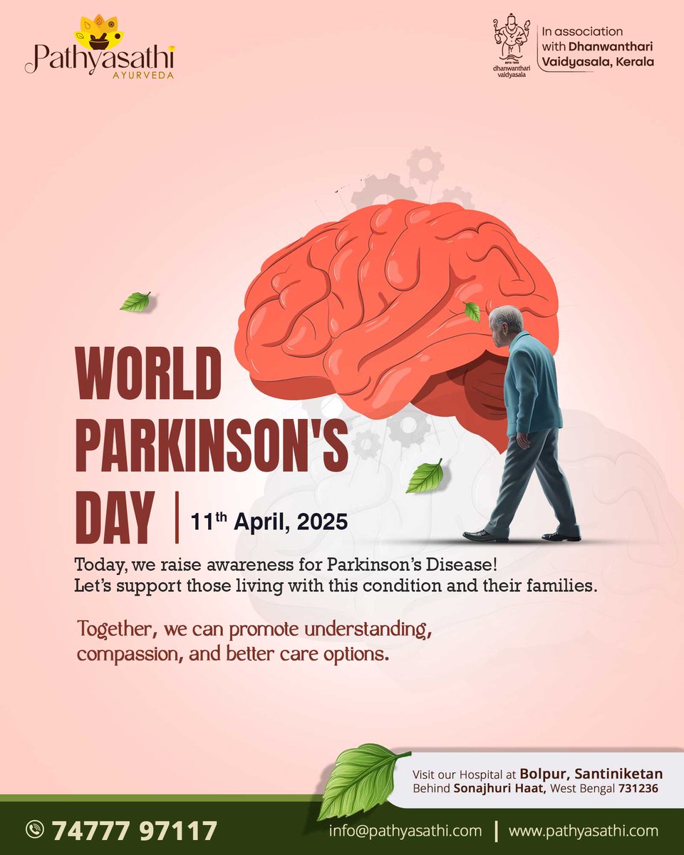 PathyaSathi's tweet photo. 📷 World Parkinson's Day 📷📷
Today, we raise awareness for Parkinson’s Disease and stand in solidarity with those living with this condition and their families.
#WorldParkinsonsDay #ParkinsonsAwareness #SupportForParkinsons #UnderstandingParkinsons #CompassionInCare https://t.co/gQVaH7jtJw
