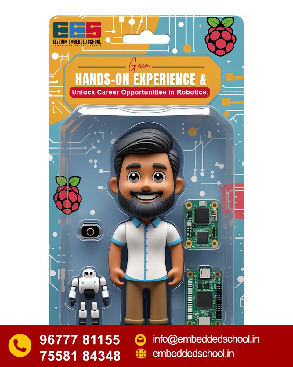 EmbeddedSchool's tweet image. 🎓 Elysium Robotics Edge: Empowering Futures Through Innovation 🤖

📞☎️ Call us now: 9677781155, 7558184348

#elysiumembeddedschool #roboticslearning #madurai  #FlashbackFriday #HappyFriday #knowelegebooster #matic #nationalsafemotherhoodday #robotics