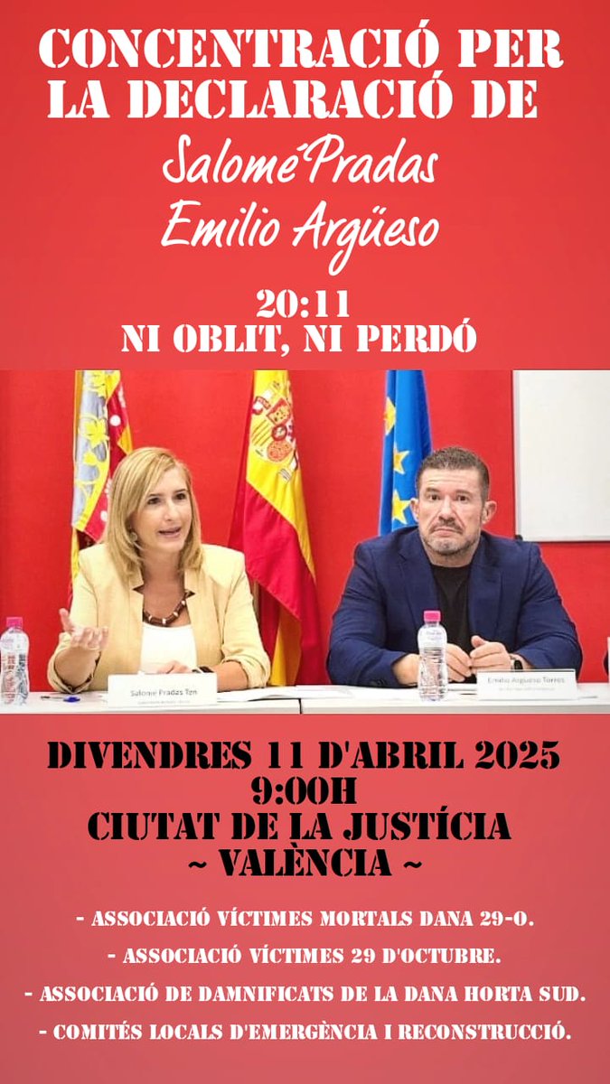 COS_Horta's tweet photo. Hui 11 d'abril és un nou dia d dignitat i lluita, x veure els inútils d Pradas i Argüeso com li van tancant la corda al coll d Mazón, i x recordar q el nostre benvolgut Guillem és més viu q mai en la lluita d tot el poble treballador del PV i dels PPCC.. Cap a la VAGA GENERAL!! https://t.co/yc7QkhZ6Um