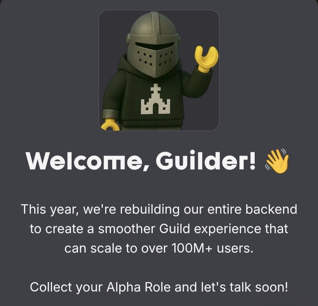 degenvish's tweet image. 🔥COLLECT YOUR ALPHA ROLE
If you've been aiming for retro drops in crypto, I'm sure you are familiar with Guild.xyz
They are rebuilding and you can grab an alpha role now!
Team also mentioned RoleFi and it sounds like you could sell your guild roles soon!