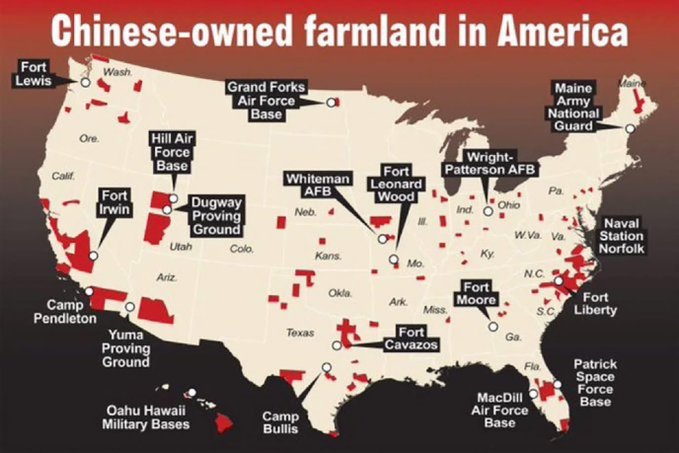 WallStreetMav's tweet image. How do we feel about China owning American farmland?