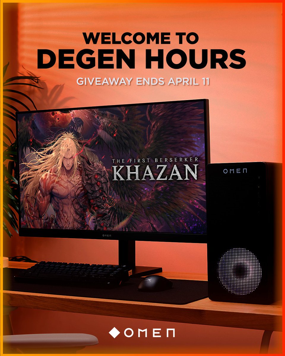 For all the late-night berserkers, it's time to seek your vengeance - BORN TO RAGE TONIGHT!. 🌙✨
 
Go to the link in bio and enter for your chance to win a game code for The First Berserker: Khazan

omen.fyi/Khazangiveaway

Use code DEGEN10 for 10% off your purchase at the link