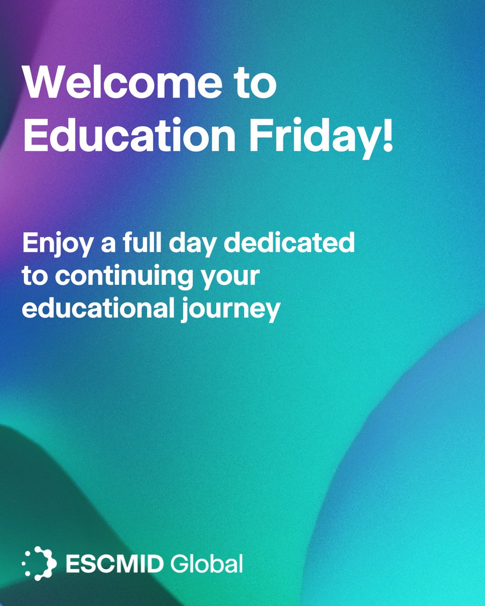 We are kicking off #ESCMIDGlobal 2025 with the brand-new #EducationFriday!

Look forward to a day of educational sessions including special small group workshops covering all topics. Conclude the day by attending the #AMR Science-Policy Forum co-organised with the GLG!
