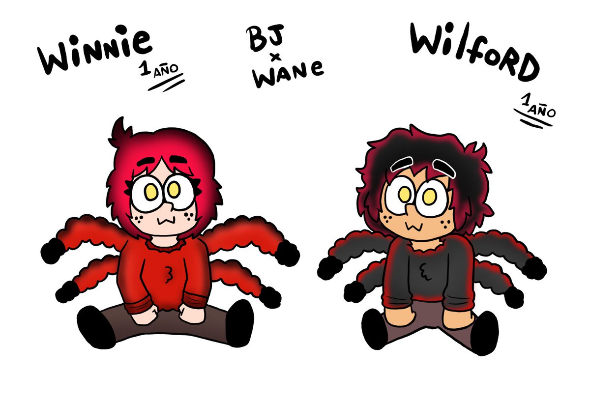 CorbatasDraws's tweet photo. @Exdvvv COMMISION!
Las arañitas mas pequeñas de la familia, ambos como gemelos son una verdadura ternura para toda su familia!🕷️🕸️❤️
#Sinkids #Sin_Kids #WinnieLoud #Wilfordloud #Winnie_Loud #Wilford_loud #Waneloud #Bobbyjr #3rdgeneration #Character #OC https://t.co/offOADMBdn