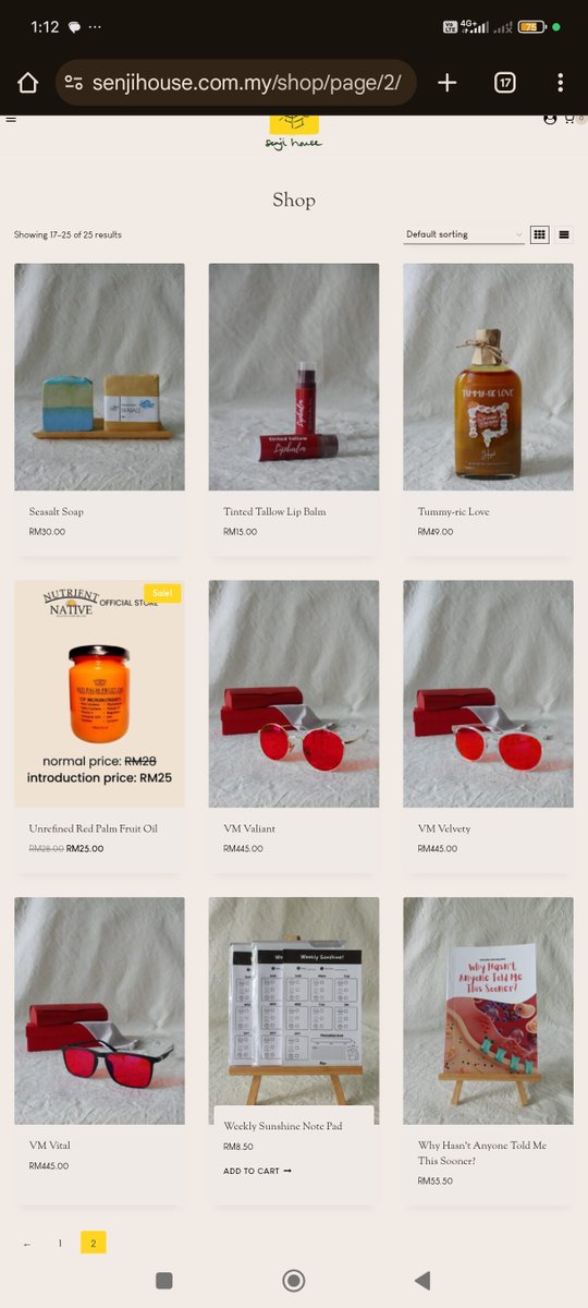 Shop shop shop!

Tallow soap is selling fast!

<a href="/NutrientNative/">☀️ Nutrient Native 🥩</a>'s superior red palm oil.

Get extra 15% off for <a href="/OfficialNyenyak/">☀️ Deep Sleep 🌑</a> on top of 10% off for members.
Total discount 25% ok!

Serbuk halia Bentong kalau susah nak simpan yg fresh.
Atau mahu beli buku nota.
Semua lah.