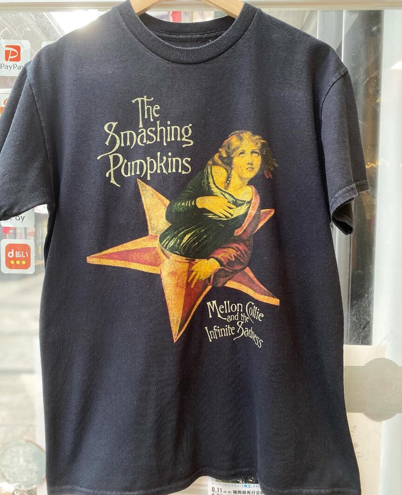 used_selltulo's tweet photo. ♠︎THE SMASHING PUMPKINS♠︎
Mellon Collie And The Infinite Sadness
size M

頑張って集めましたが最後の１着です♠︎ https://t.co/H01wWDxvEn