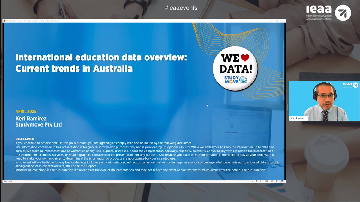 IEAAustralia's tweet photo. Thanks to Lyndell Jacka, Dr Steve Nerlich and Keri Ramirez and the over 250 members who joined our first IEAA Data webinar for 2025!

Stay tuned for more data events throughout the year. https://t.co/HirYDrBZD9