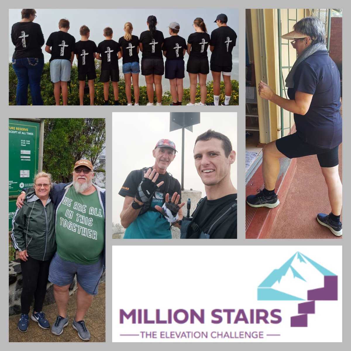 opendoorssa's tweet photo. A big thank you to all who joined the Million Stairs campaign! Together, we've proven that united we can achieve great things. Making a difference, one step at a time! 💜  
#TogetherWeRise #HopeInAction #OpenDoorsSA #Gratitude https://t.co/bIE1IurpVM