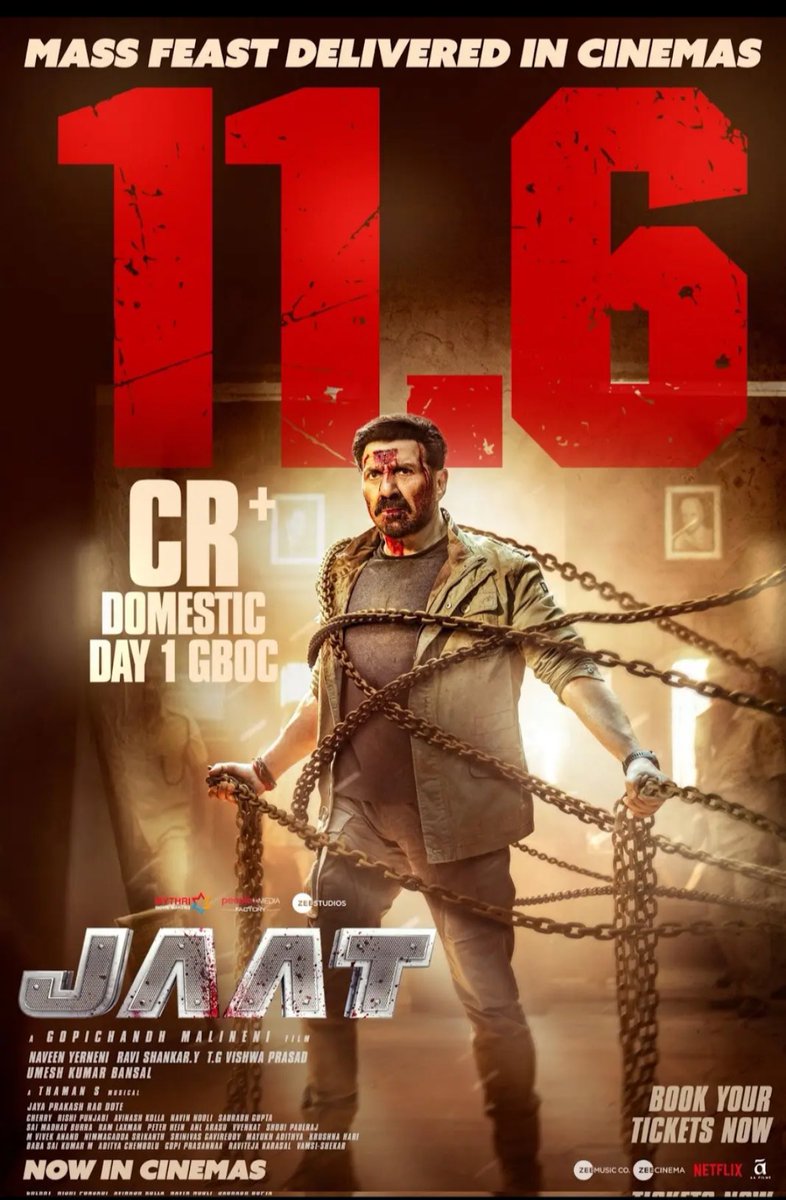 Shashank Udapurkar (@sudapurkar) on Twitter photo The power and swag of <a href="/iamsunnydeol/">Sunny Deol</a> sir, the ruthlessness of <a href="/RandeepHooda/">Randeep Hooda</a>, and the hard work of <a href="/megopichand/">Gopichandh Malineni</a> garu…
Audiences are loving it! 🎥♥️♥️
<a href="/MythriOfficial/">Mythri Movie Makers</a> <a href="/peoplemediafcy/">People Media Factory</a> The power and swag of <a href="/iamsunnydeol/">Sunny Deol</a> sir, the ruthlessness of <a href="/RandeepHooda/">Randeep Hooda</a>, and the hard work of <a href="/megopichand/">Gopichandh Malineni</a> garu…
Audiences are loving it! 🎥♥️♥️
<a href="/MythriOfficial/">Mythri Movie Makers</a> <a href="/peoplemediafcy/">People Media Factory</a>