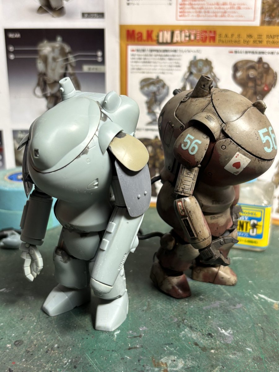 miya_oto's tweet photo. #A8R8 で余ったパーツを、#RAPTER に付けてみた。これで進めよう。
後は何色にするか。
#マシーネンクリーガー #SF3D #MAK #WAVE #SAFS https://t.co/hEBNJT0o2H