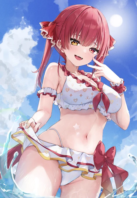 #お気に入りの絵は何度再掲しても良い暑くなってきたので水着船長 