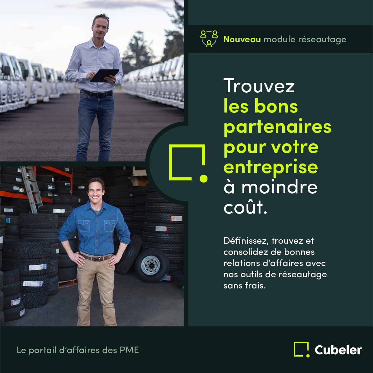 cubelerhub's tweet photo. Excellente nouvelle! Cubeler Réseautage est officiellement lancé ! Rejoignez Cubeler et réseautez avec les dirigeants de PME partout au Canada, et ce, sans frais. 🚀
Améliorez votre capacité de réseautage ! 👇
https://t.co/Fu2J5yIxD8 https://t.co/lu3XosEs6s