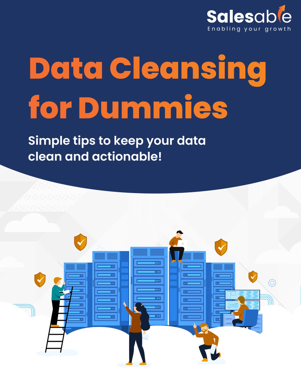 NeoServices's tweet photo. Messy data is more than just an eyesore, it’s a sales killer. With a few smart habits and regular cleanups, you turn your database into a conversion machine. Clean data, clearer wins, do it Salesable style.

#LeadGeneration #SmartSales #DataDriven #SalesSuccess #TargetRight https://t.co/Bhtdc4gxd5