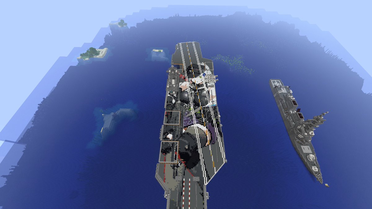 igyman_'s tweet photo. 人生で2番目にやりたかったこと
痛空母をドルフロのクルカイで作りました。
#もりのパーティ https://t.co/DzSyTCasqO