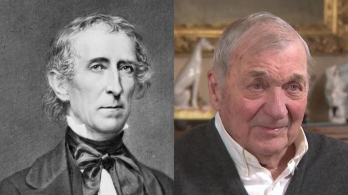 PrezWisdom's tweet image. 🚨FOLLOW BACK FRIDAY🚨
What are YOUR favorite Presidential facts?
Mine?
John Tyler, POTUS #10, still has a living grandson 🤯
George HW Bush met Babe Ruth ⚾️
Teddy Roosevelt saw Abe Lincoln’s funeral procession ♥️
DROP YOURS BELOW ⬇️
Follow me and I’ll follow back!
#POTUS