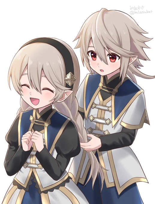 子どもカムイたちが可愛すぎたので勢いで描いた。#FEH 