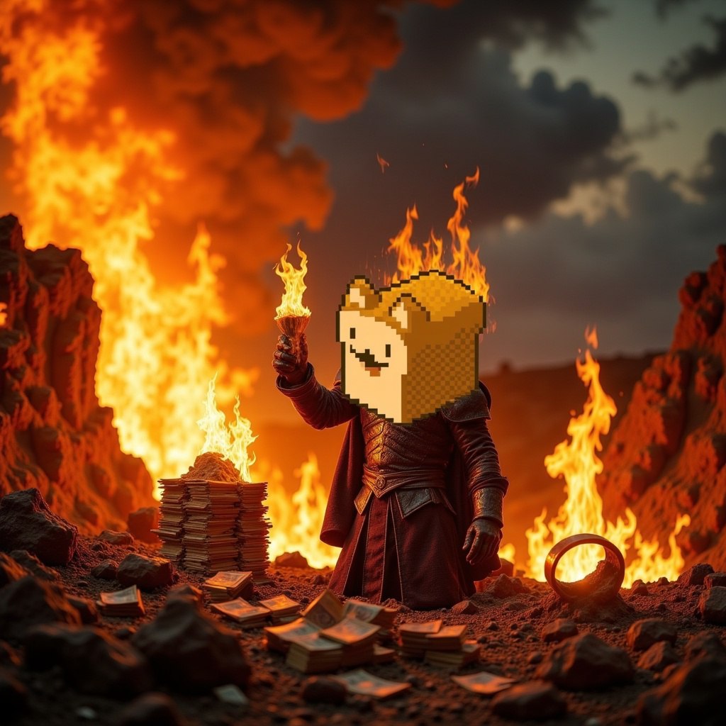 <a href="/lynk0x/">lynk</a> 🔥🔥And those trenches are deflationary, especially with our game revenue used to buyback and burn. 🔥🔥

100m loafcat burning today!